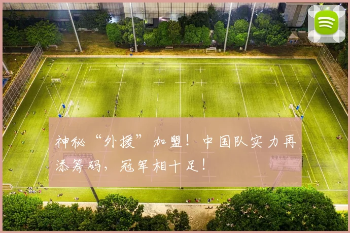 神秘“外援”加盟！中国队实力再添筹码，冠军相十足！
